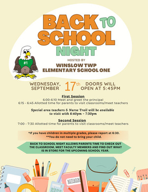 Back to School Night 09/17/25